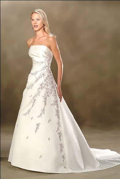 Strapless Bridal gown