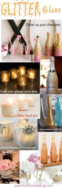 Glitter-glass-wedding-decorations-DIY-wedding-ideas
