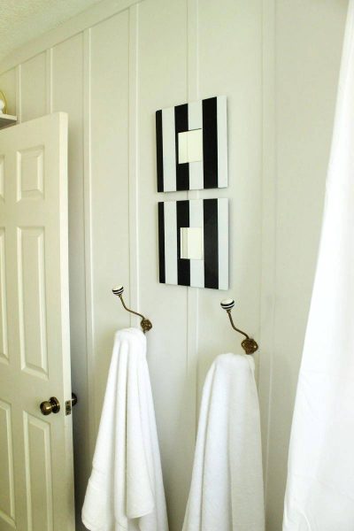 DIY Bathroom Finishing Touches Wall