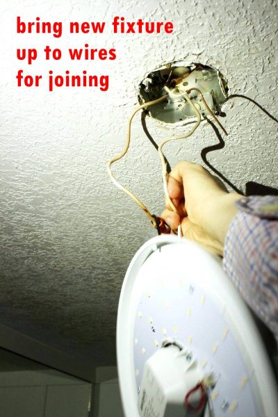 Lift the new fixture