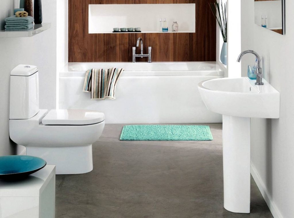 white-teal-and-aqua-marine-bathroom-with-wood-feature