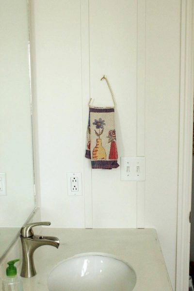Bathroom important finishing touch