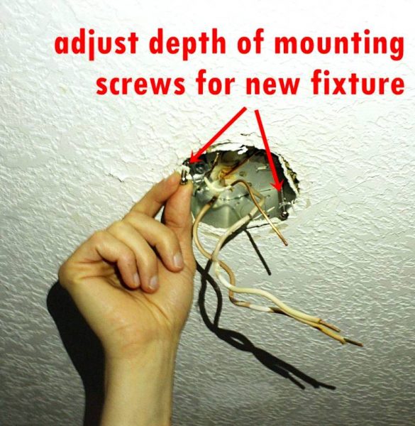 Hooking up your new fixture