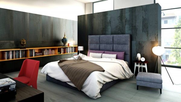 black bedroom wall texture