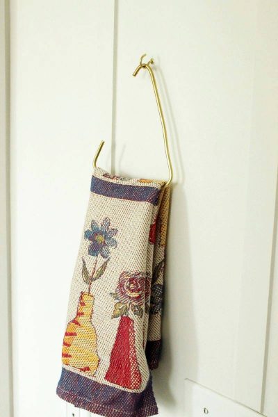 Fold and hang a towel