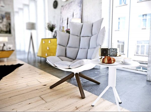geometric husk chair