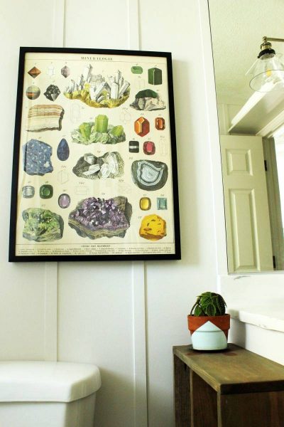 Wall art for bathroom